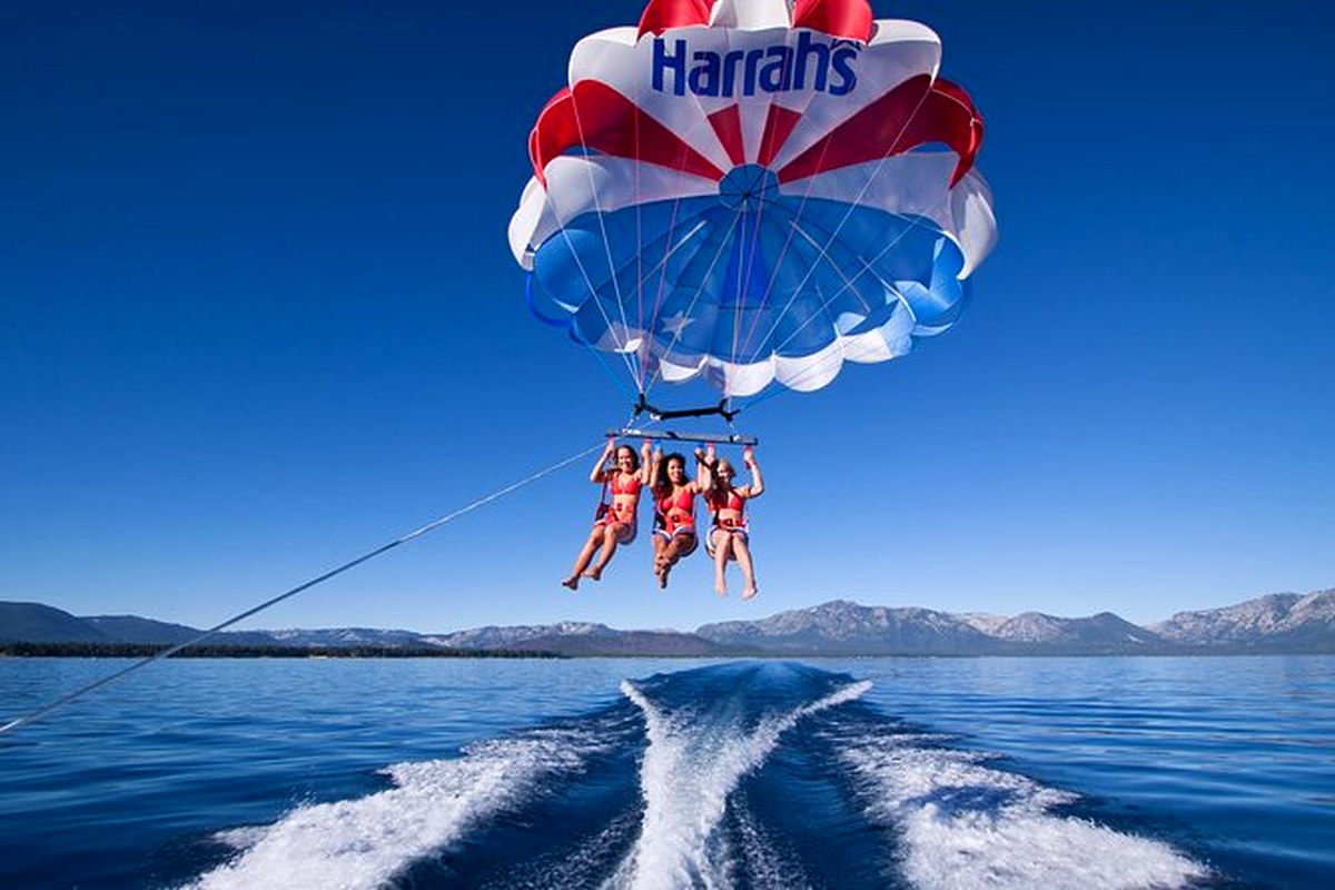 Tahoe Sports Parasailing parasailing at Ski Run